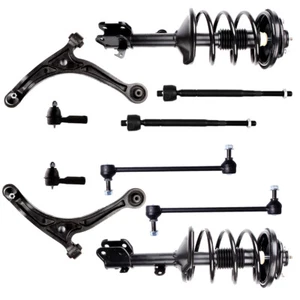 Fits 2002-2004 Honda Odyssey Front Struts Lower Control Arms Tierod Link Kit - Picture 1 of 12