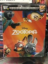  Zootopia (Limited Edition Steelbook) [4K Ultra HD + Blu-ray + Digital BRAND NEW
