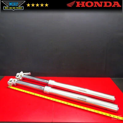 KYB 2001 HONDA CR125R FRONT SUSPENSION FORKS SHOCKS DAMPERS 51500-KZ GENUINE OEM - Image 1 of 4