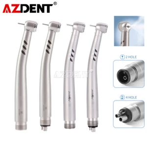 New Dental LED E-generator High Speed Handpiece 4/2-Hole Torque Head Air Turbine - Picture 1 of 37