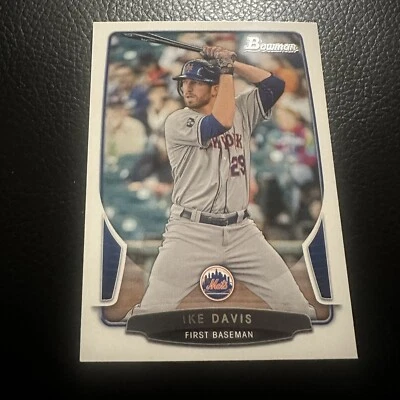 Ike Davis 2013 Bowman Base Set #72 First Baseman New York Mets - Image 1 of 2
