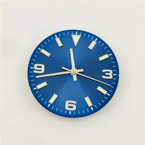 29 mm esfera de reloj estéril + manecillas de reloj plateadas se ajustan al movimiento ETA 2834 2836 2824 - Imagen 1 de 4