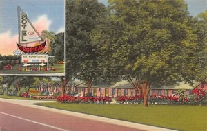 Tropical Motel Mr & Mrs Edward Palmer Owners Glennville,GA 1940's Postcard - Picture 1 of 2