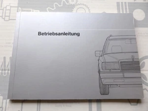 Original Mercedes W124 manual del propietario alemán para camionetas modelos TE ¡NUEVO EN STOCK! - Imagen 1 de 5