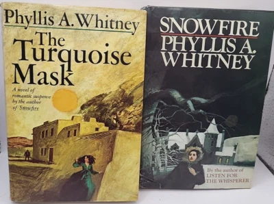 Phyllis A. Whitney 2 x Book Lot Gothic Romantic Suspense Womens Fiction HCDJ - Image 1 of 4
