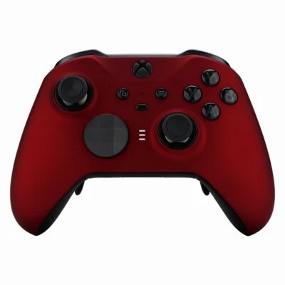 "Soft Touch Red" Custom Xbox One Elite Controller Series 2 - FREE 2 DAY FEDEX - Image 1 of 4