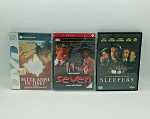 3 DVD BRAD PITT: SIEBEN JAHRE IN TIBET - SEVEN - SLEEPERS - Bild 1 von 1