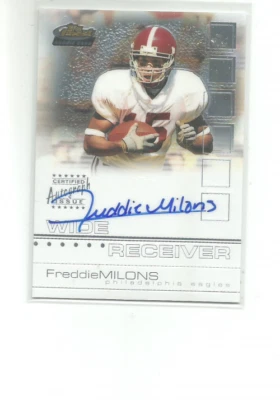 2002 FINEST #133 FREDDIE MILONS AUTO RC 0884/1200 - Image 1 of 2