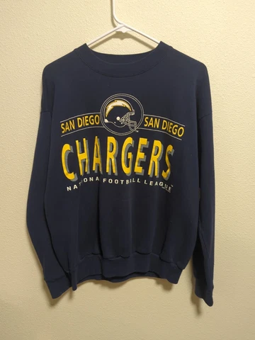 Vintage San Diego Chargers Sweatshirt Size L Made In The USA Cover