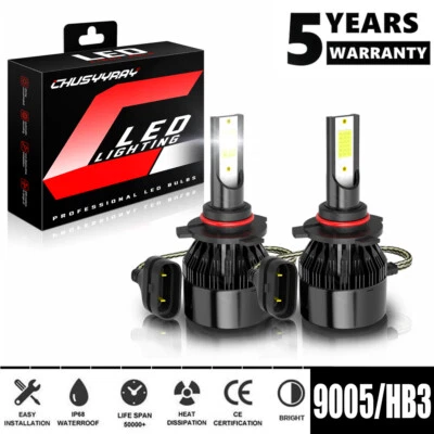 Para Toyota Corolla 2001-2012 2013 Combo LED Bombilla de faro Luz alta Foto 1 de 4