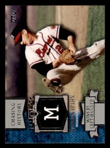 2013 Topps Mini Chasing History #MCH1 Warren Spahn - Picture 1 of 2
