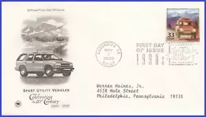 USA5 #3191m ADDR PCS ARTCRAFT FDC 1990s Sport Utility Vehicles - Picture 1 of 1