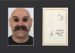 Exhibición de fotos firmada por Charlie Bronson 12x8 certificado de autenticidad de arte de prisión - Imagen 1 de 2