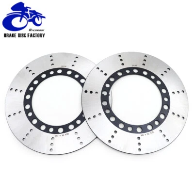 Round Front Brake Disc Rotors for Kawasaki Z 750 Sport 80-84 VN 750 Vulcan 86-06 - Image 1 of 4