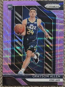 Grayson Allen 2018-19 Panini Prizm Purple Wave Prizm RC #123 Suns Jazz ESE - Picture 1 of 2
