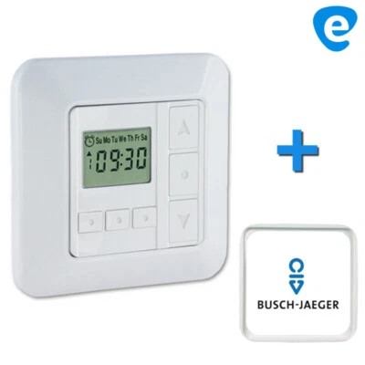 Rolladen Jalousie Zeitschaltuhr für Busch-Jäger Reflex Si/Duro 2000/Linear/alpha - Bild 1 von 4