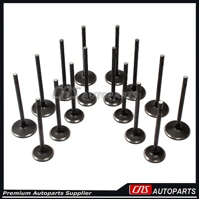 16 x Intake Exhaust Valve For 99-16 Ford Crown Victoria E-150 4.6L-6.8L SOHC 16v - Image 1 of 4