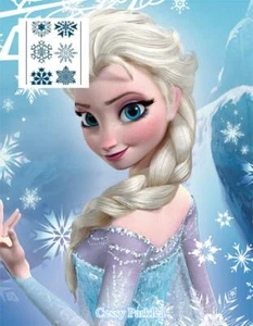 Frozen Temporary Face Body Tattoo Sheet Body Art Costume Make Up 105*60 mm - Bild 1 von 3
