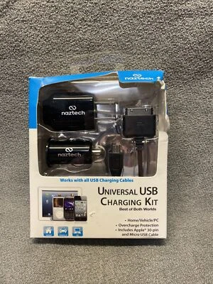 Naztech Universal USB Chargering Kit N120 Micro USB 30-pin KG - Image 1 of 4