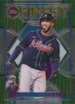 2022 Topps Finest Flashback #151 Eddie Rosario Atlanta Braves - Image 1 of 2