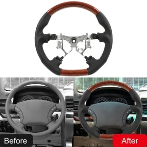 for Toyota Tacoma 2005-2011 Peach Wood Grain Leather Steering Wheel Replacement - Bild 1 von 12