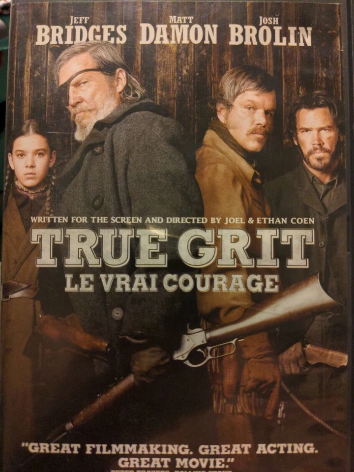 True Grit DVD Jeff Bridges, Matt Damon, Josh Brolin - Image 1 of 1