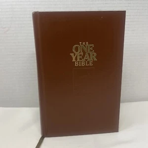 The One Year Bible, King James Version 1987, Tyndale House - Picture 1 of 10