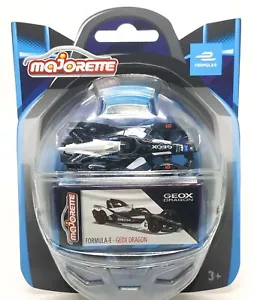 Majorette Formula E Geox Dragon Black / White 1:64 3" in Package - Picture 1 of 4