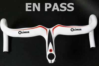 mr-ride 335g 42x10cm Climax 3K Carbon Integrated Handlebar stem HR03B White New - Image 1 of 4