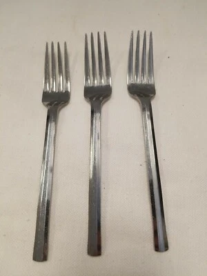 Juego de 3 tenedores de cena de acero inoxidable Tools of the Trade Japón 6" usados Foto 1 de 4