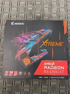 Barely Used - GIGABYTE AORUS Radeon RX 6900 XT XTREME WATERFORCE WB 16GB GPU - Picture 1 of 8