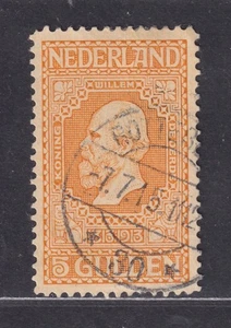 Países Bajos Scott 100 Usado 1913 5g Amarillo Rey Guillermo III SCV $40 - Imagen 1 de 2