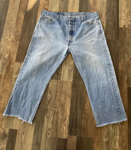 Jeans Levi's 501xx Azul Hechos en EE. UU. 501-0000 Talla W42 L26 Vintage 1998 - Imagen 1 de 14