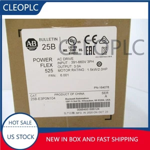 25BE3P0N104 AB 25B-E3P0N104 PowerFlex 525 1.5KW 2HP AC Drive US Free Tax - Picture 1 of 4