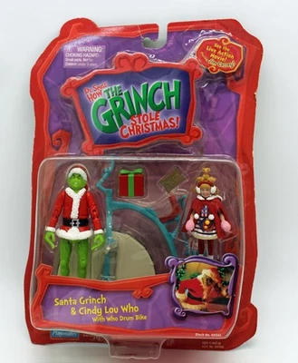 Dr. Seuss How The Grinch Stole Christmas Santa Grinch & Cindy Lou Who Drum Bike - Image 1 of 2
