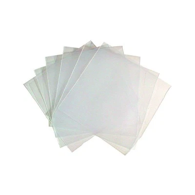 SLS SHOP 500 Bustine per CD E Dvd Trasparenti in Plastica PVC con Aletta di - Immagine 1 di 4