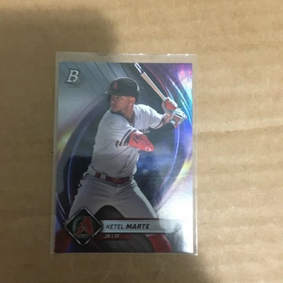 2022 Bowman Platinum Baseball Ketel Marte #55 Arizona Diamondbacks - Image 1 of 2