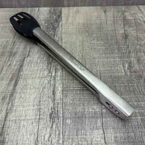 Pampered Chef Large Chef Tongs 2955 Stainless Steel & Silicone - 12 Inches Long - Picture 1 of 9