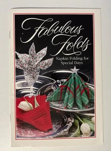 Fabulous Folds Napkin Folding For Special Days 1989 Softcover Book Current Decor - Picture 1 of 5