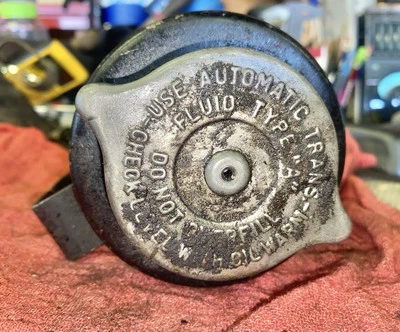 1966-68 396 chevelle P.S. remote reservoir can , (A) Cap GM Original - Image 1 of 4