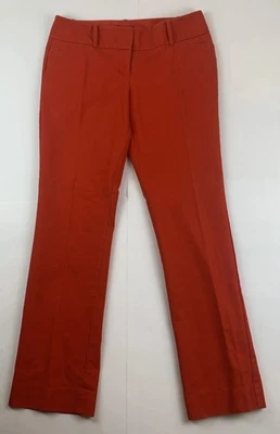 The Limited Women Drew Fit Straight Leg Red Pants Size 8 R Stretch - Image 1 of 4