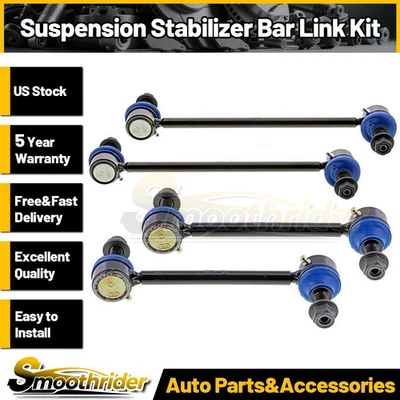 Se adapta a Jeep Compass Mevotech 2017 2018 2019 4 barra estabilizadora delantera trasera enlace final Foto 1 de 4