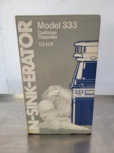 In-Sink-Erator Model 333 1/2 HP Garbage Disposal New Old Stock - Picture 1 of 10