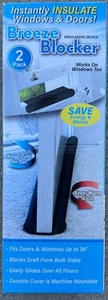 2 Pack Instantly Insulate Windows & Doors! Breeze Blocker up to 36in. - Picture 1 of 4