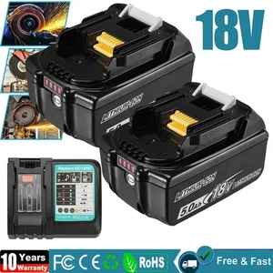 5.0/3Ah Genuine Battery BL1830 18V Charger For Makita LXT BL1850 BL1860 Cordless - Picture 1 of 23