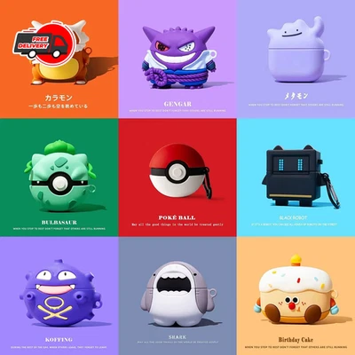 Funda protectora de silicona con dibujos animados Pokemon para Samsung Galaxy Buds 3/3Pro Foto 1 de 4