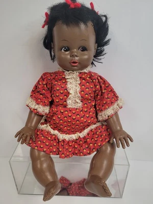  Vintage 1971 African-American Doll By Lorrie Doll. 16 Inches Tall. - Image 1 of 4