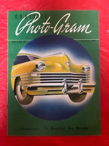 1942 Chrysler "PHOTO-GRAM" - Original Auto Prospekt / Magazin / Katalog - Bild 1 von 6