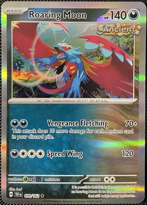 Roaring Moon 109/162 SV05: Temporal Forces Holo - Pokémon Card - Image 1 of 2