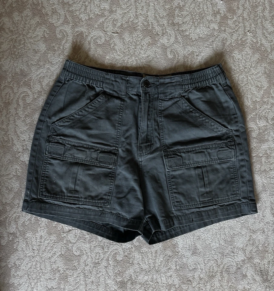 Vintage Dark Green Red Head Brand Co. Cargo Chino Shorts Size 34" 100% Cotton - Image 1 of 4